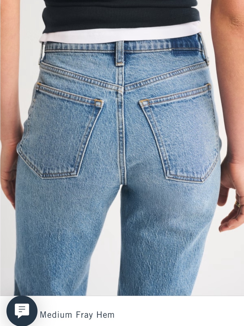 Abercrombie 90s Relaxed Jean High Rise - Picture 2 of 4